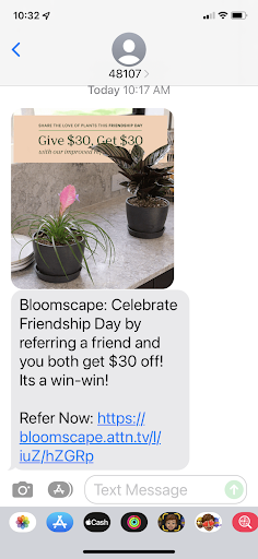 BLOOMSCAPE SMS