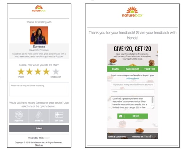 Referral Marketing Tactics of the Best Brands - NatureBox Referral NPS