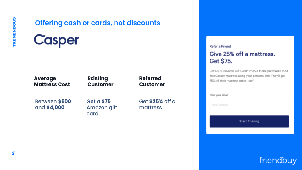 Offering cash not discounts - Casper x Friendbuy (1)