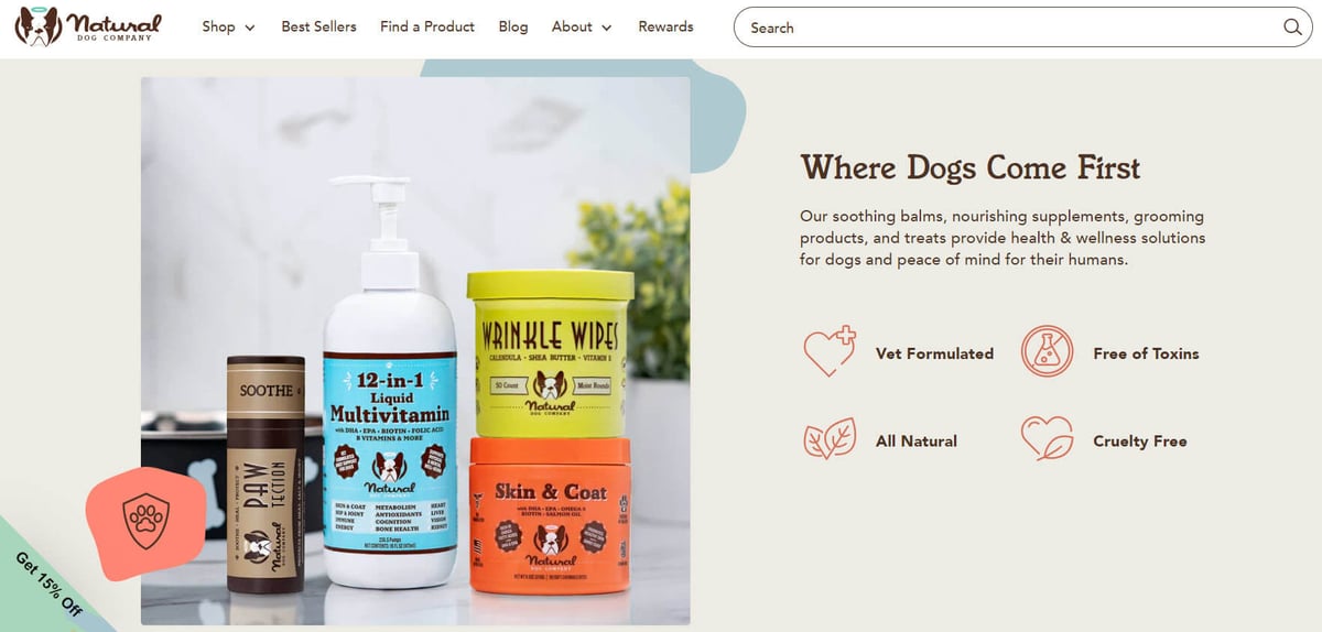 natural dog company emotional marketing