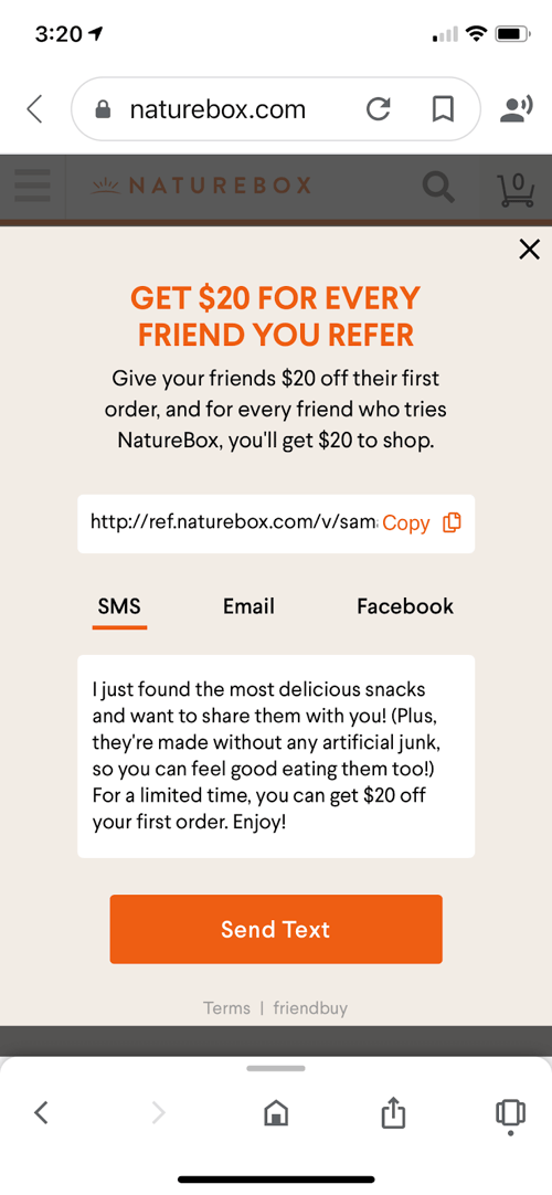naturebox loyalty program 