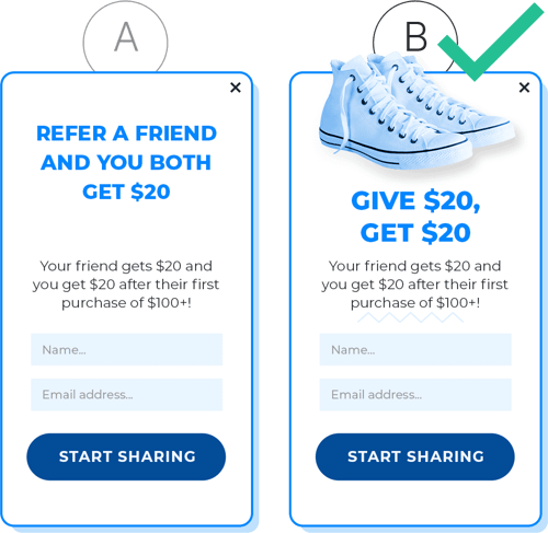 A/B test your referral program end-to-end
